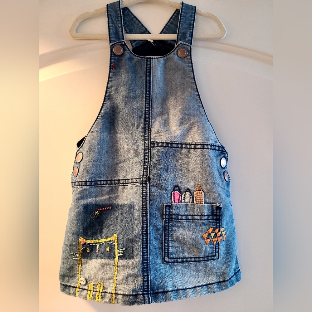 Next Dungaree Dress💙